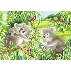 Ravensburger (07820) - "Cute Koalas and Pandas" - 24 pezzi