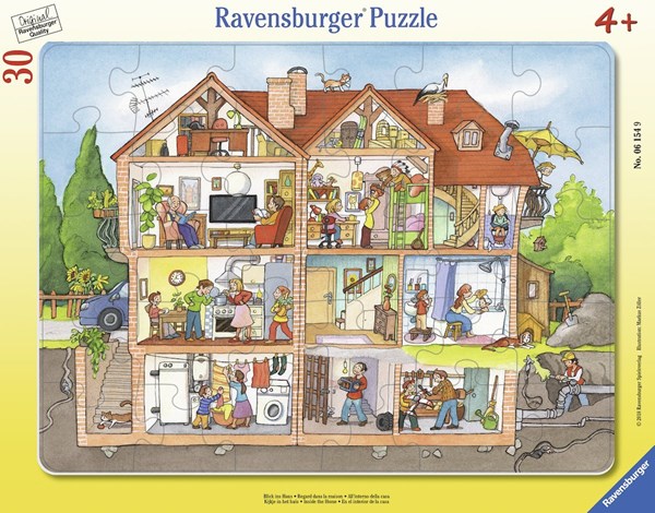 Ravensburger (06154) - "Look into the House" - 30 pezzi