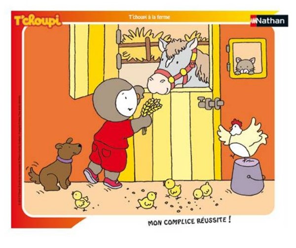 Nathan (86134) - "Tchoupi" - 35 pezzi