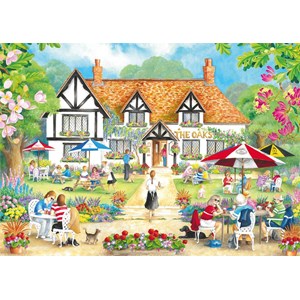 Falcon (11242) - Claire Comerford: "Summer Evening at The Pub" - 500 pezzi