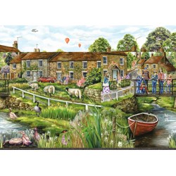 Falcon (11216) - Fiona Osbaldstone: "Village Life" - 1000 pezzi