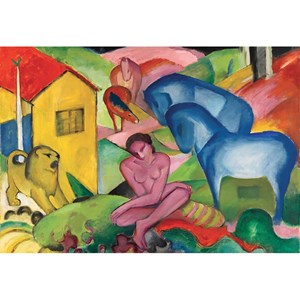 Puzzle Michele Wilson (S160-24) - Franz Marc: "The Dream" - 24 pezzi