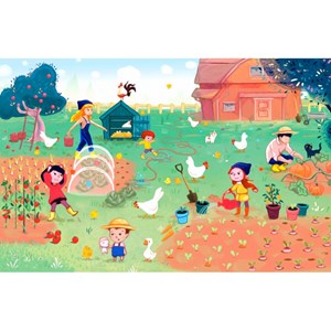 Puzzle Michele Wilson (K684-50) - "Pumpkin Family" - 50 pezzi