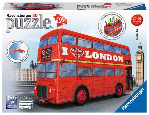 Ravensburger (12534) - "London Bus" - 216 pezzi