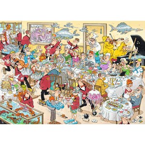 Jumbo (19083) - Jan van Haasteren: "Food Frenzy" - 1000 pezzi