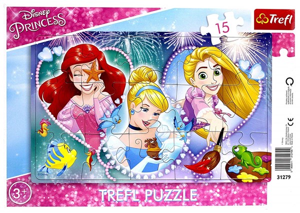 Trefl (31279) - "Disney Princess" - 15 pezzi