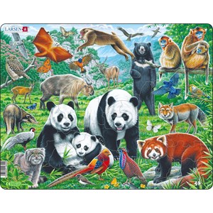 Larsen (FH43) - "Panda Bear Family on a China Mountain Plateau" - 56 pezzi