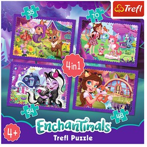 Trefl (34305) - "Enchantimals" - 35 48 54 70 pezzi