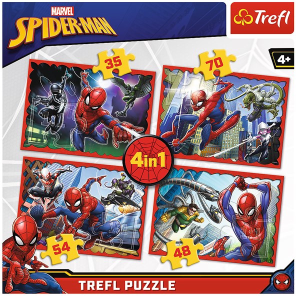 Trefl (34293) - "Spider-Man" - 35 48 54 70 pezzi
