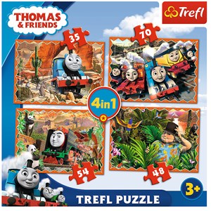 Trefl (34300) - "Travels around the world" - 35 48 54 70 pezzi