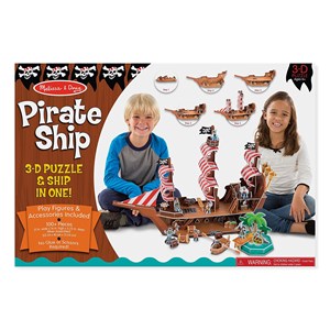 Melissa and Doug (9045) - "Pirate Ship" - 100 pezzi