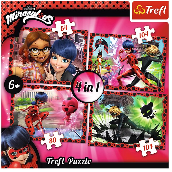 Trefl (34279) - "Friendship and adventure" - 54 80 104 pezzi