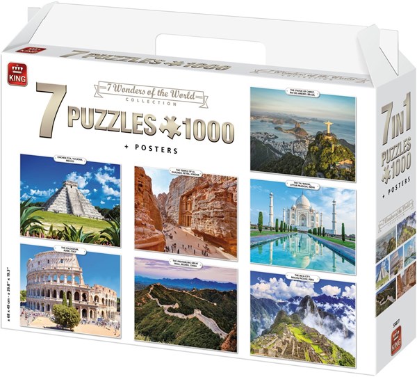 King International (55877) - "7 Wonders of The World" - 1000 pezzi