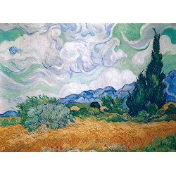 Piatnik (539145) - Vincent van Gogh: "Wheat Field with Cypresses" - 1000 pezzi