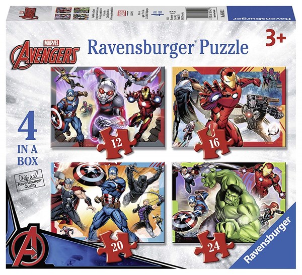 Ravensburger (06942) - "Marvel Avengers" - 12 16 20 24 pezzi