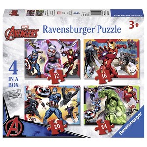 Ravensburger (06942) - "Marvel Avengers" - 12 16 20 24 pezzi