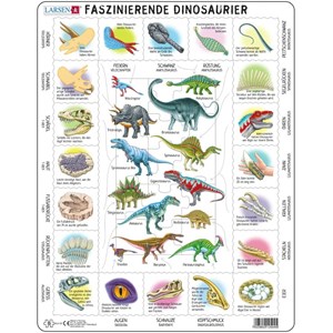 Larsen (HL9-DE) - "Fascinating Dinosaurs - DE" - 35 pezzi