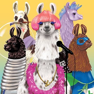 Chronicle Books / Galison (9780735361102) - "Llama Rama" - 500 pezzi