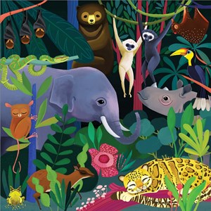 Chronicle Books / Galison (9780735360761) - "Jungle Illuminated" - 500 pezzi