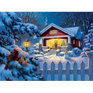 SunsOut (55989) - Corbert Gauthier: "Christmas Bungalow" - 1000 pezzi