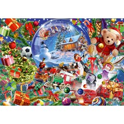 Bluebird Puzzle (70236) - "Christmas Globe" - 1000 pezzi