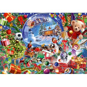 Bluebird Puzzle (70236) - "Christmas Globe" - 1000 pezzi