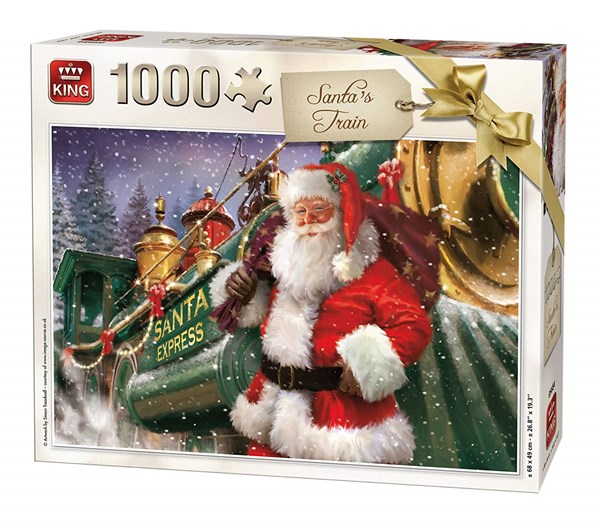 King International (05684) - "Christmas Santa Train" - 1000 pezzi