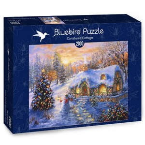 Bluebird Puzzle (70065) - Nicky Boehme: "Christmas Cottage" - 2000 pezzi