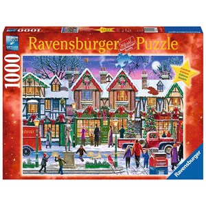 Ravensburger (15291) - "Christmas in the Square" - 1000 pezzi