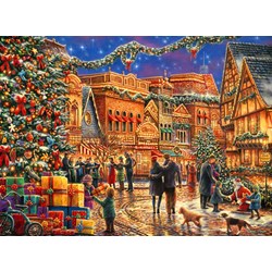 Grafika (02903) - Chuck Pinson: "Christmas at the Town Square" - 2000 pezzi