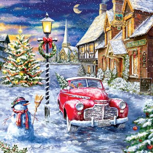 SunsOut (60668) - "A Red Car for Christmas" - 500 pezzi