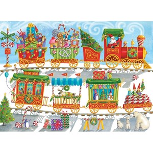 Cobble Hill (54608) - "Christmas Train" - 350 pezzi