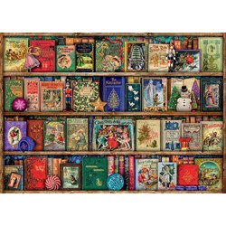Ravensburger (19801) - "The Christmas Library" - 1000 pezzi