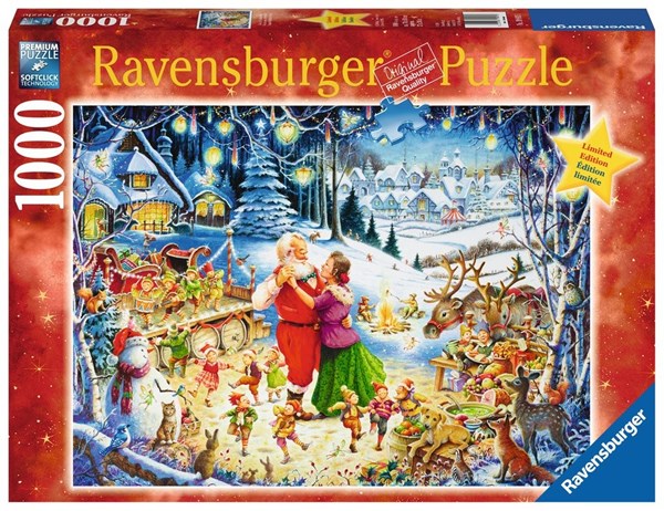 Ravensburger (19893) - "Santa's Christmas Party" - 1000 pezzi