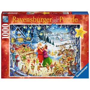 Ravensburger (19893) - "Santa's Christmas Party" - 1000 pezzi