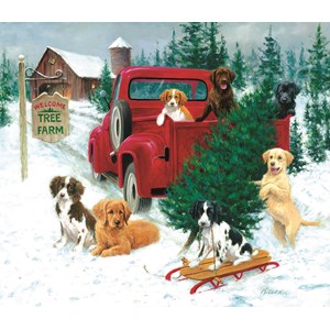 SunsOut (73419) - "Christmas Tree Farm" - 550 pezzi