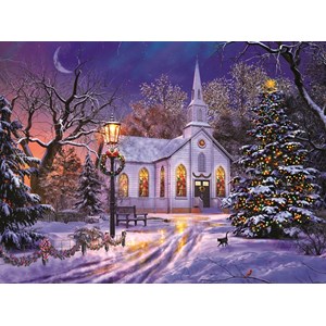 SunsOut (50041) - Dominic Davison: "The Old Christmas Church" - 1000 pezzi