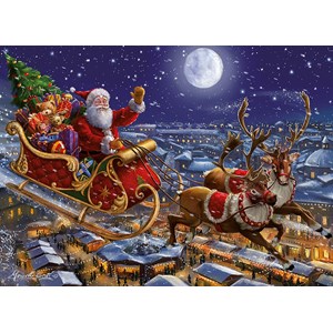 King International (05768) - "Christmas Santa Sleigh" - 1000 pezzi