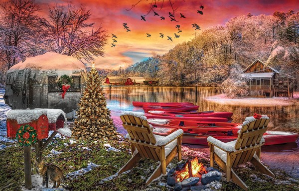 SunsOut (30141) - "Christmas Eve Camping" - 1000 pezzi