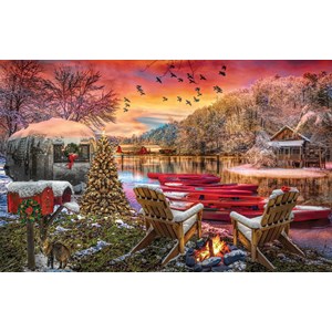 SunsOut (30141) - "Christmas Eve Camping" - 1000 pezzi