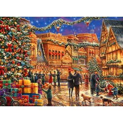 Grafika (02904) - Chuck Pinson: "Christmas at the Town Square" - 300 pezzi