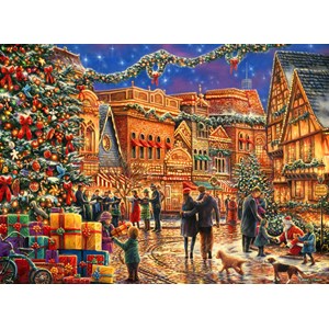 Grafika (02904) - Chuck Pinson: "Christmas at the Town Square" - 300 pezzi
