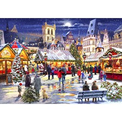 Bluebird Puzzle (70070) - Richard Macneil: "Xmas Market" - 1000 pezzi
