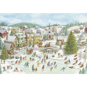 Ravensburger (15290) - "Playful Christmas Day" - 1000 pezzi