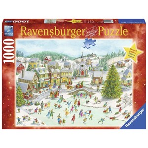 Ravensburger (15290) - "Playful Christmas Day" - 1000 pezzi