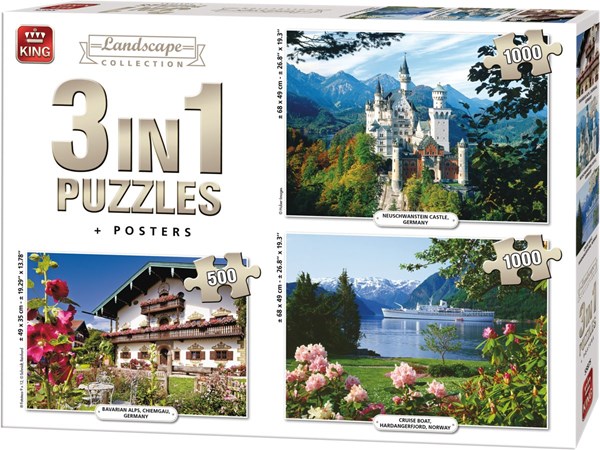 King International (55875) - "Landscape Collection" - 500 1000 pezzi