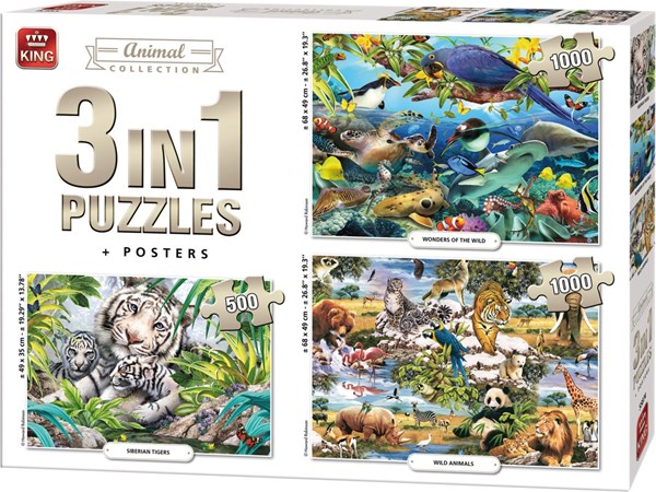 King International (55874) - "Animal Collection" - 500 1000 pezzi