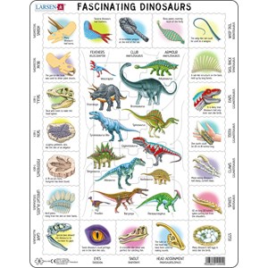Larsen (HL9-GB) - "Fascinating Dinosaurs" - 35 pezzi