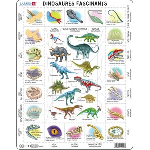Larsen (HL9-FR) - "Fascinating Dinosaurs - FR" - 35 pezzi