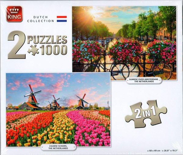King International (05810) - "Sunrise Over Amsterdam & Zaanse Schans" - 1000 pezzi
